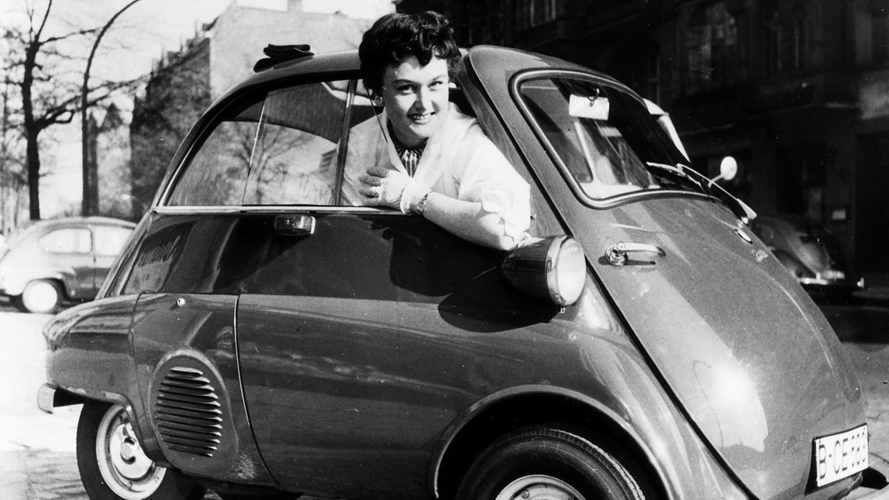 Vorstellung der BMW Isetta im Jahr 1955