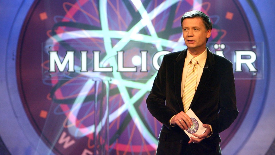 Günther Jauch moderiert die Sendung "Wer wird Millionär?" 2006